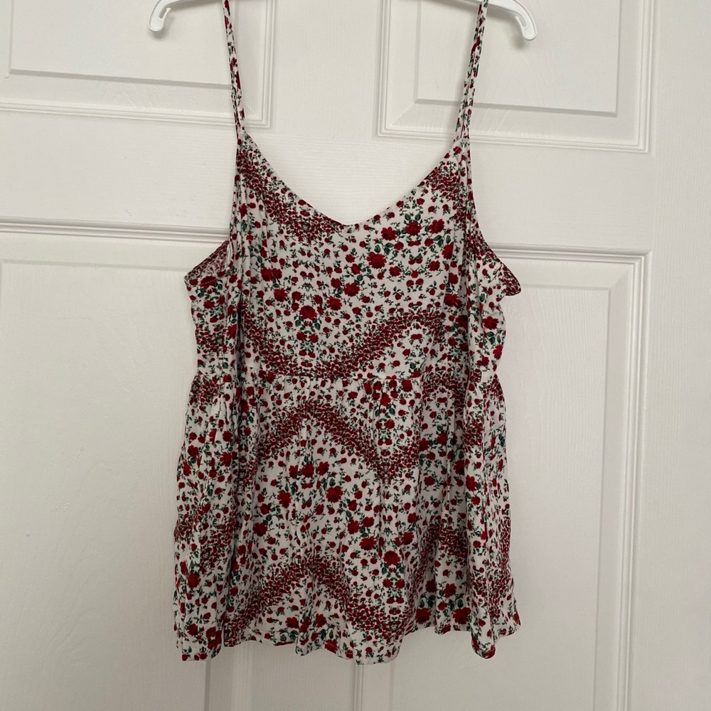 Floral Babydoll Tank Top